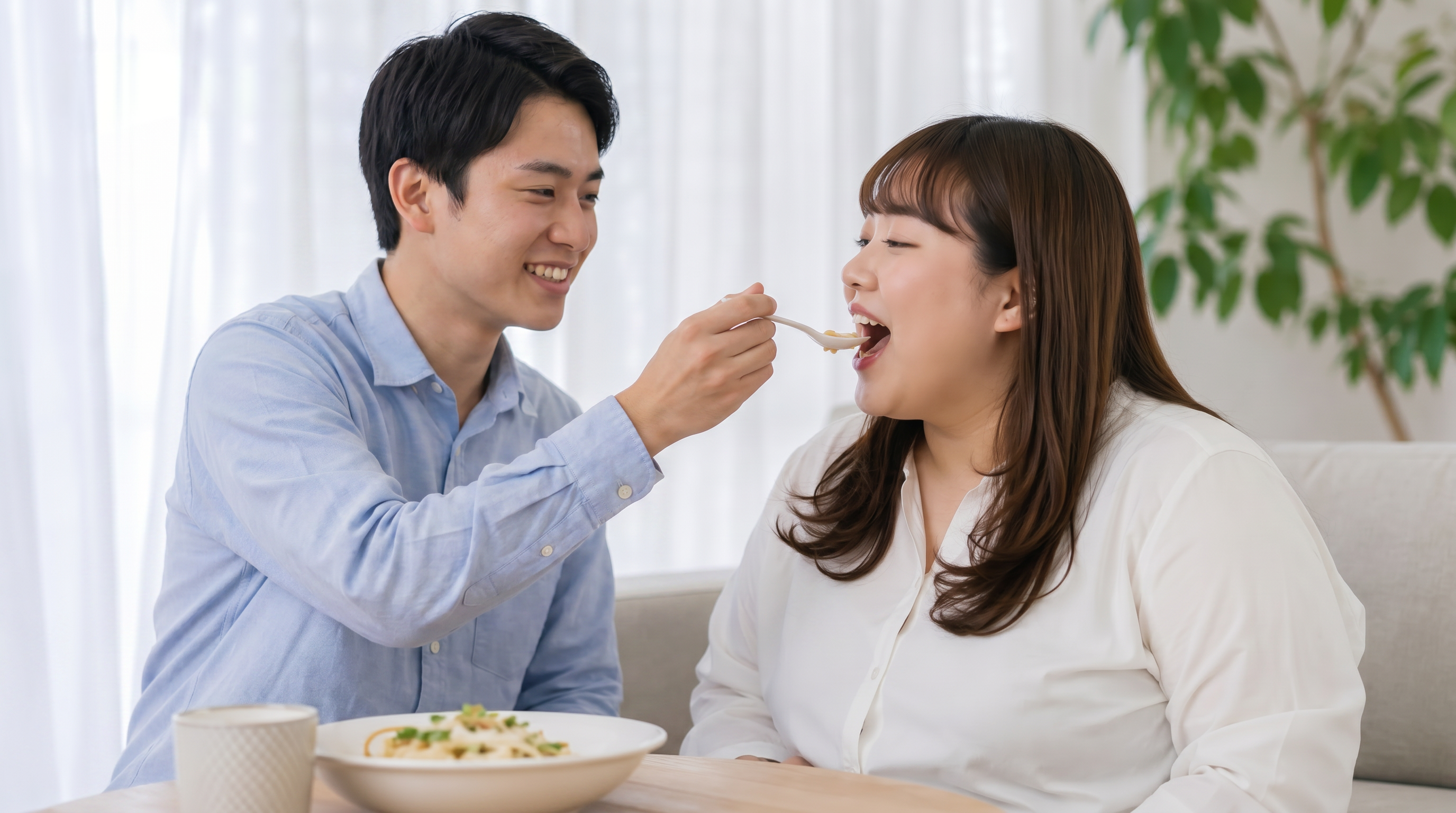 まる婚カップル